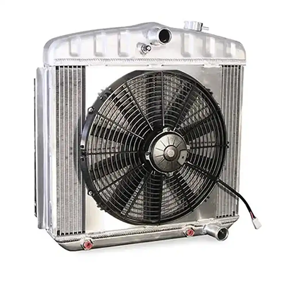 1955-1957 Chevy Radiator (Manual Trans) with Fan | BRP Hot Rods